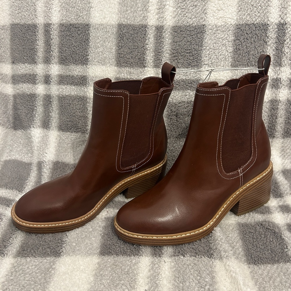 Marc Fisher Elegant Brown Ankle Boots